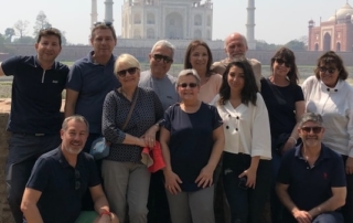 Groupe de personnes en Inde avec l'Agence de voyage Happy Few à Nice